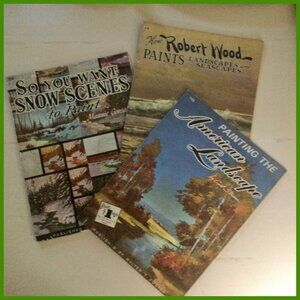 3 Vtg 'How To' Art Books #66 #126 #145